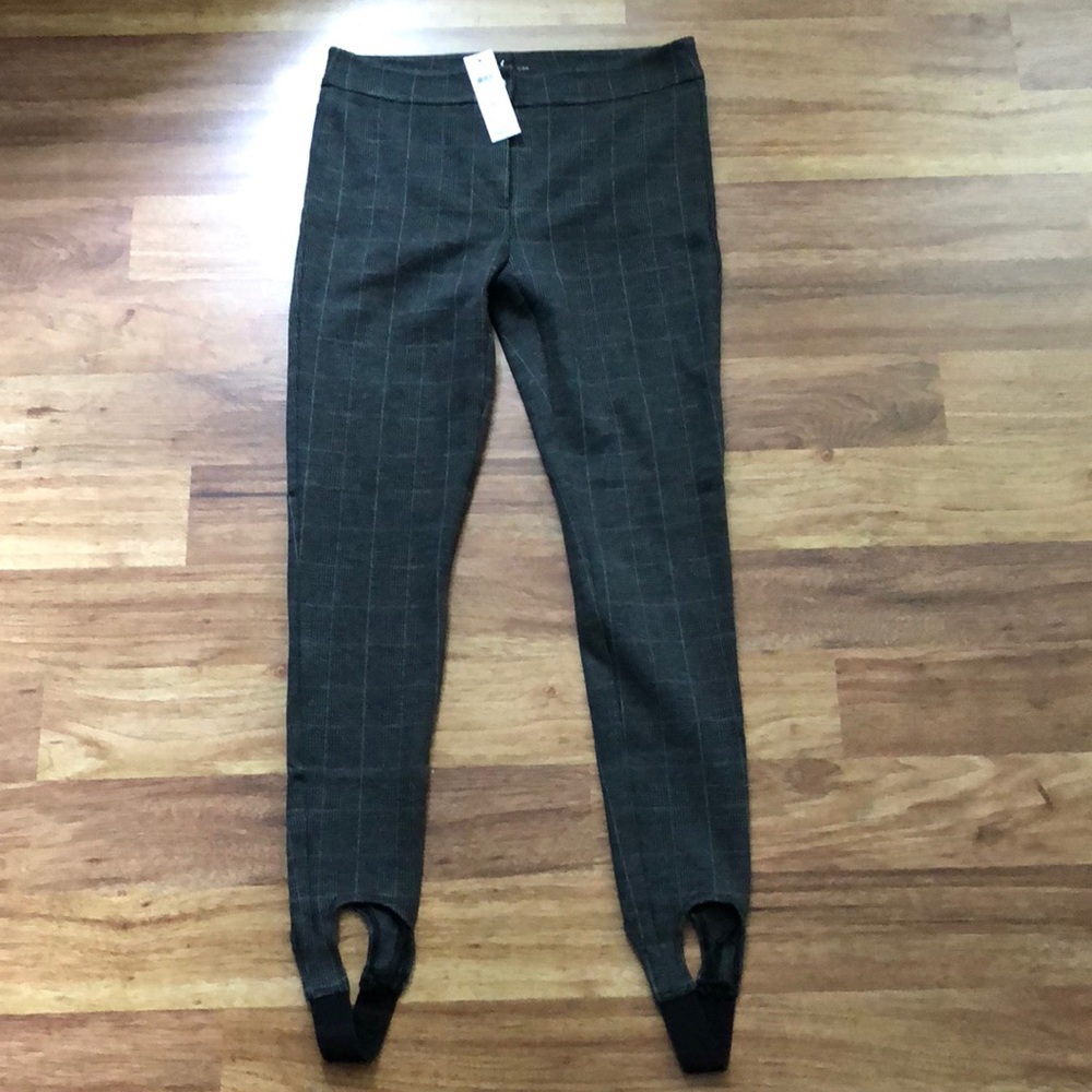Charcoal grey melange pants. Size 4. Stretchy